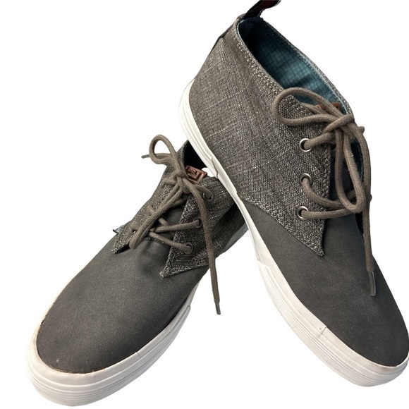 Ben Sherman Men's‎ Size 8 NeutralGray Lace-up Mid Tops Classy Classic Casual - Picture 1 of 10